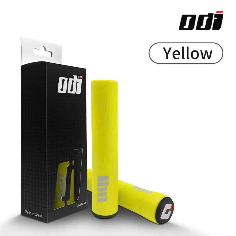 ODI High-Density Foam Bike Grips - Sweat-Absorbent & Ultra-Light - Includes Handlebar End Plugs