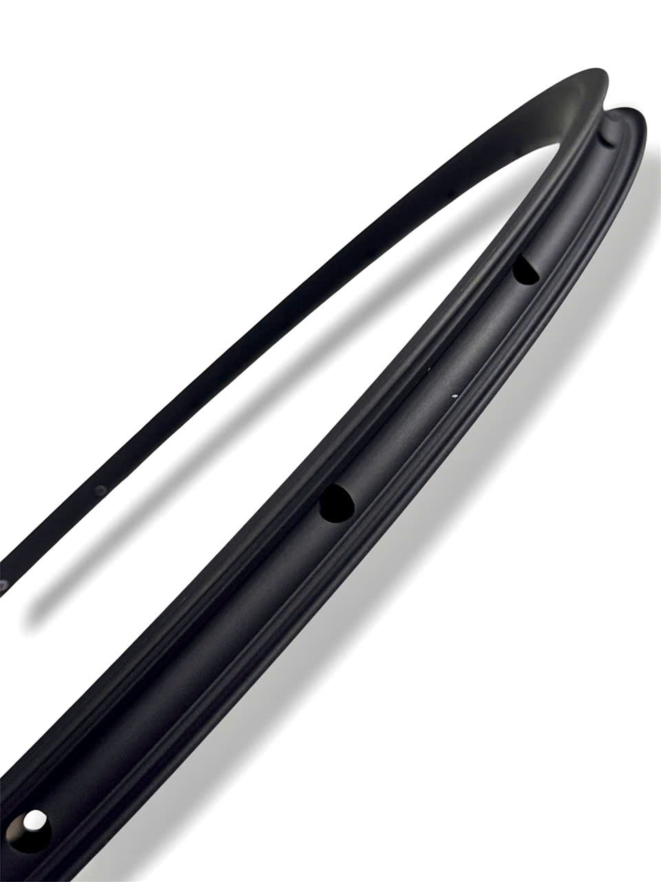 700C Aluminum Bicycle Rim - 21H, Rim Brake, 27mm Depth, 17mm Internal Width (Matte Black)