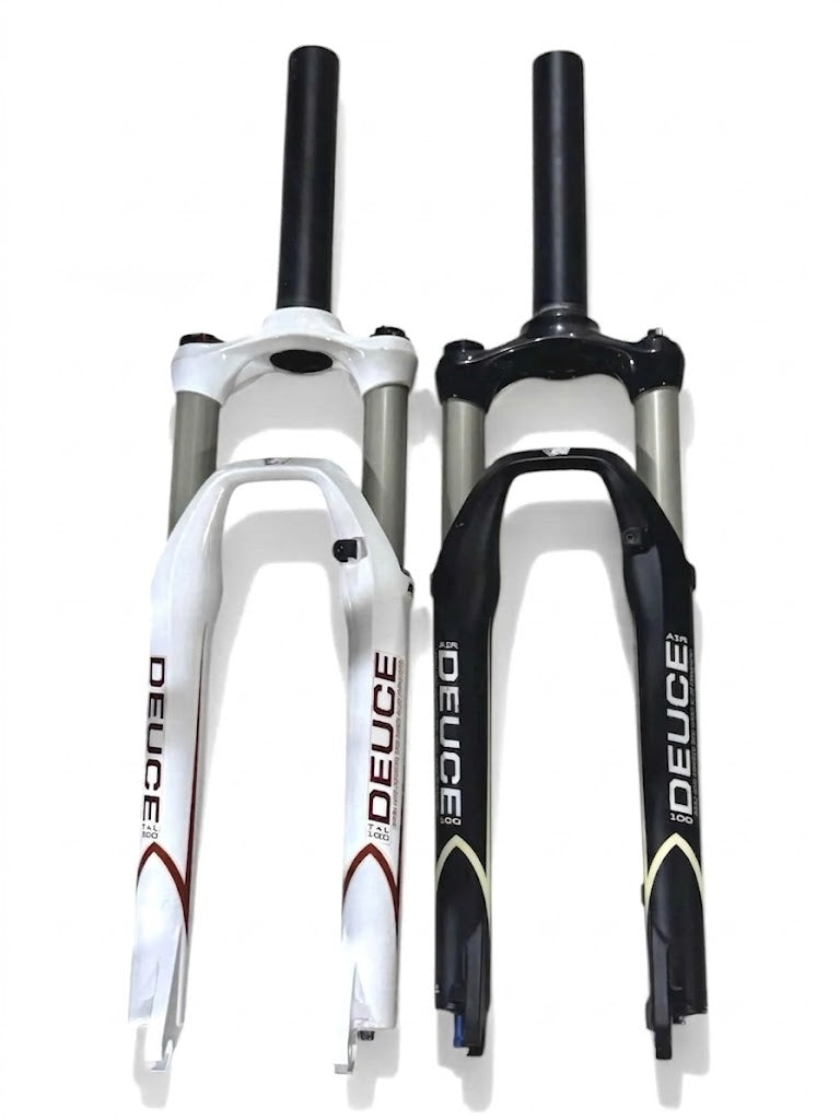 26-inch RST Deuce Oil & Air Suspension Fork, Disc Brake compatible (SPECIAL STEERER TUBE: Top 38mm / Bottom 40mm – Non-standard size)