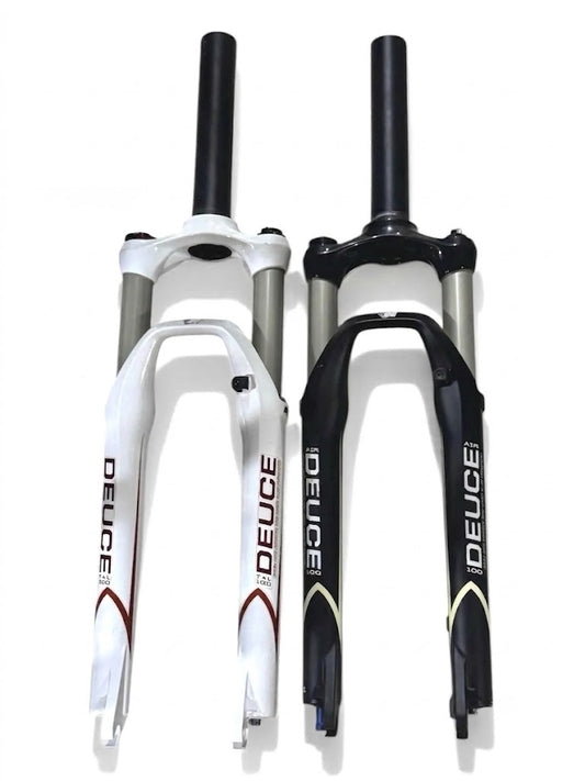 26-inch RST Deuce Oil & Air Suspension Fork, Disc Brake compatible (SPECIAL STEERER TUBE: Top 38mm / Bottom 40mm – Non-standard size)