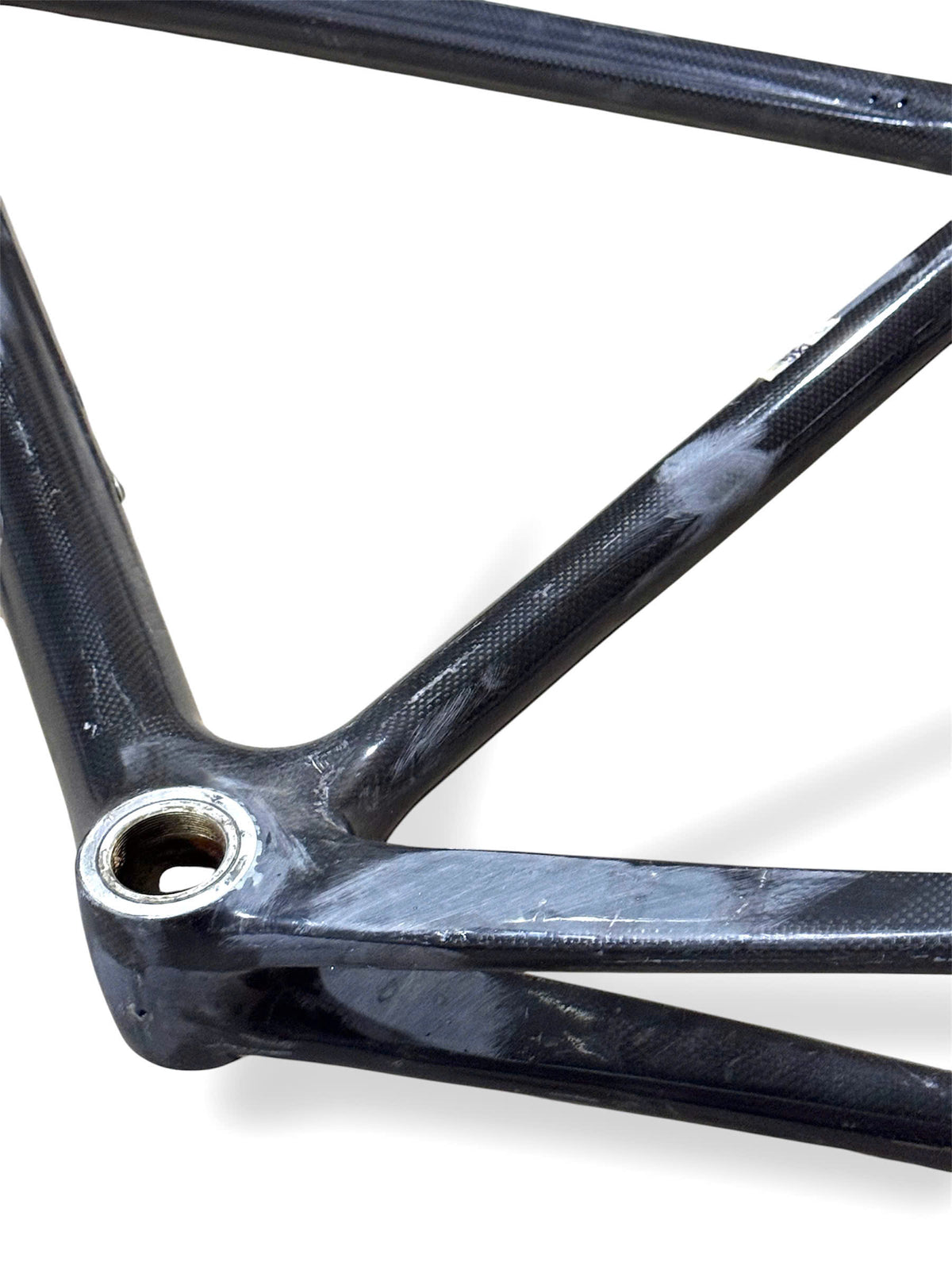 Raw Carbon Road Bike Frame 700c (56cm Seat Tube x 56cm Top Tube) - Stlye 4 (Fork Not Included) - Please Read Description Carefully
