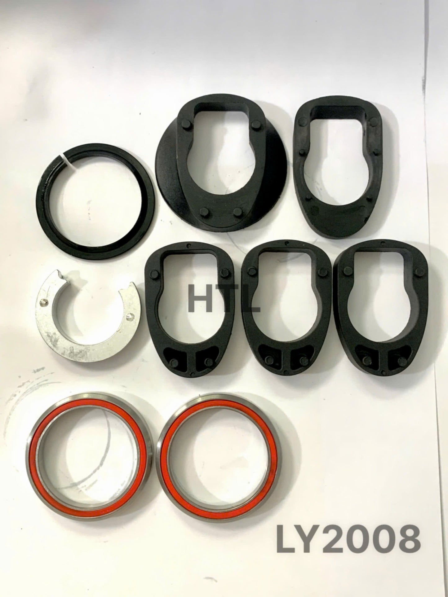 Leeyang 52-52mm Integrated Bicycle Headset with Plastic Top Cap (#LY2008)