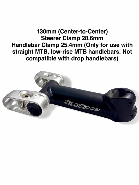Syntace Special Stem, 25.4mm Clamp (COMPATIBLE ONLY WITH STRAIGHT/FLAT MTB HANDLEBARS - NOT COMPATIBLE WITH SWALLOW/DROP BARS)