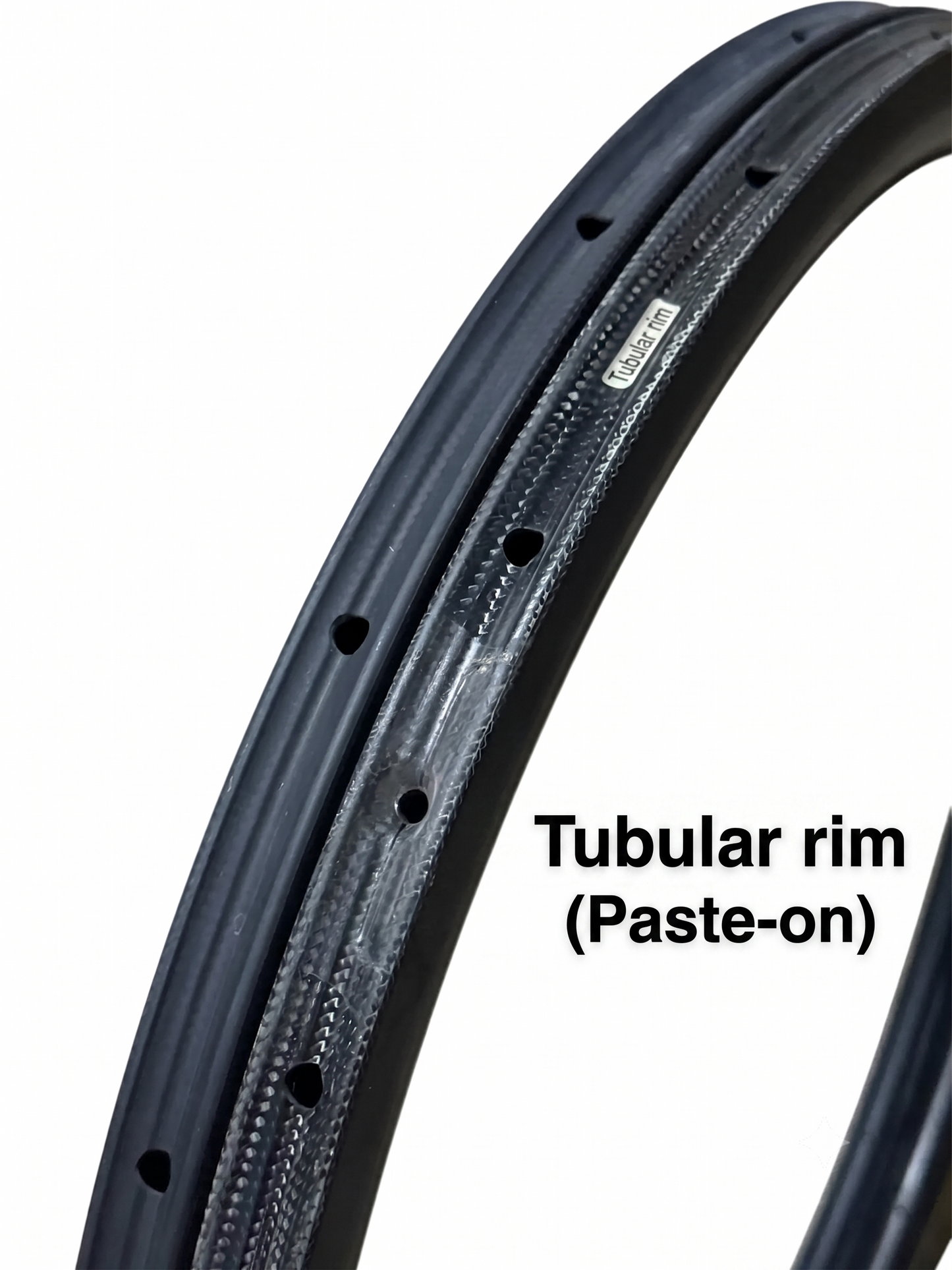 700C raw carbon rim, rim brake, 18H, internal nipples, tubular