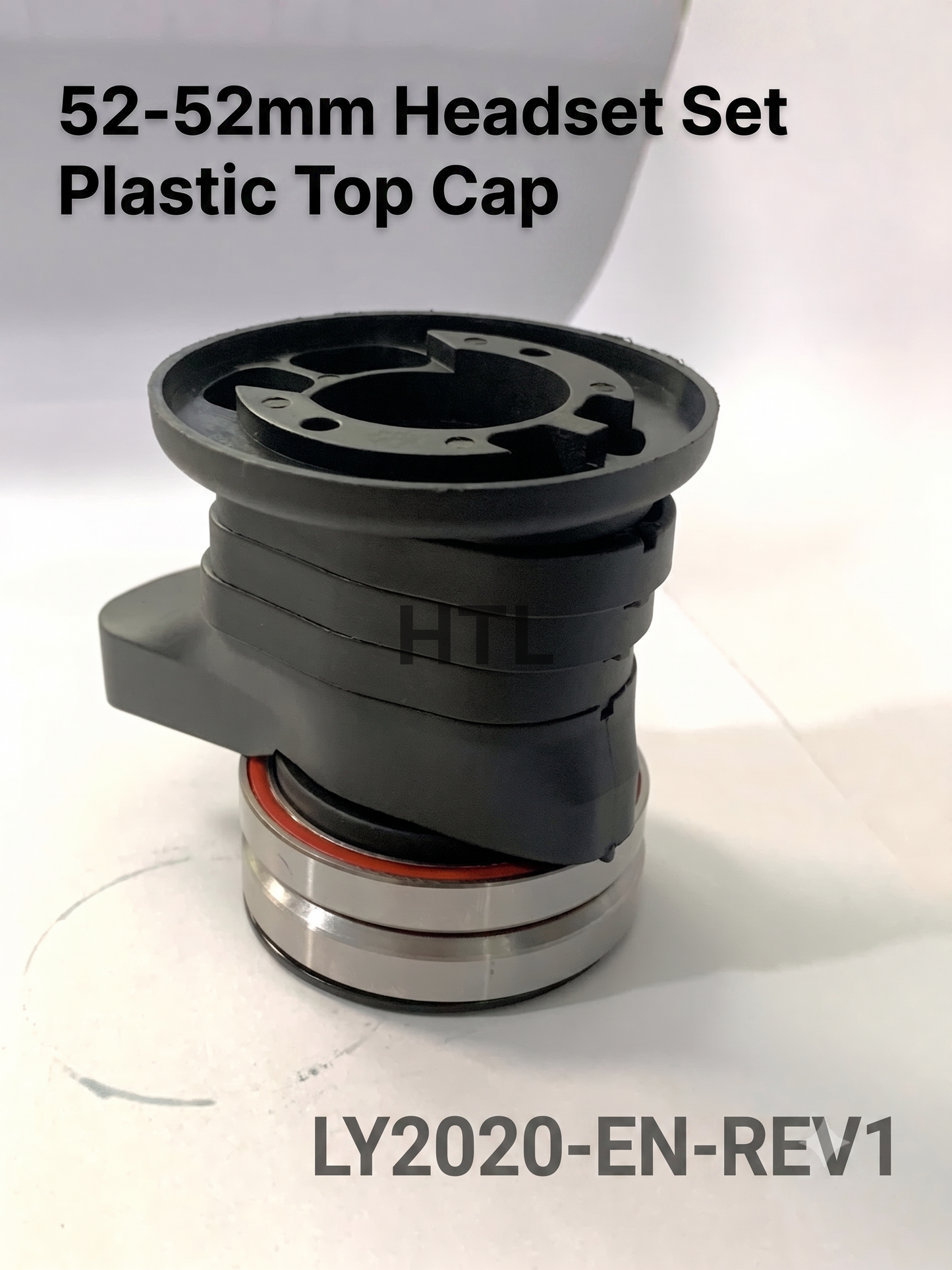 Leeyang 52-52mm Integrated/Internal Cable Routing Headset with Plastic Cover (#LY2020)