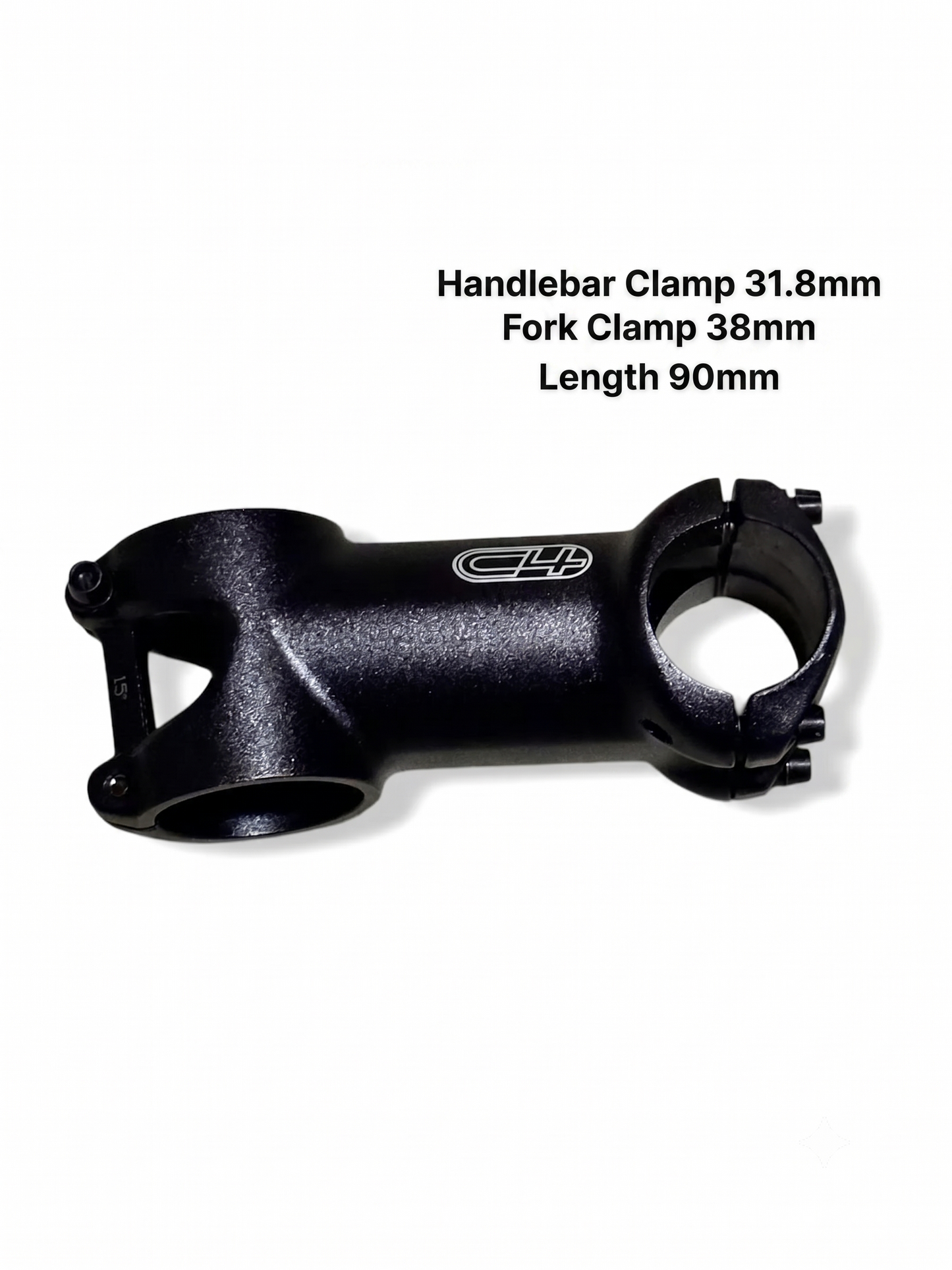 Cannondale C4 Stem - Oversized Steerer 38mm (1.5") | Handlebar Clamp 31.8mm