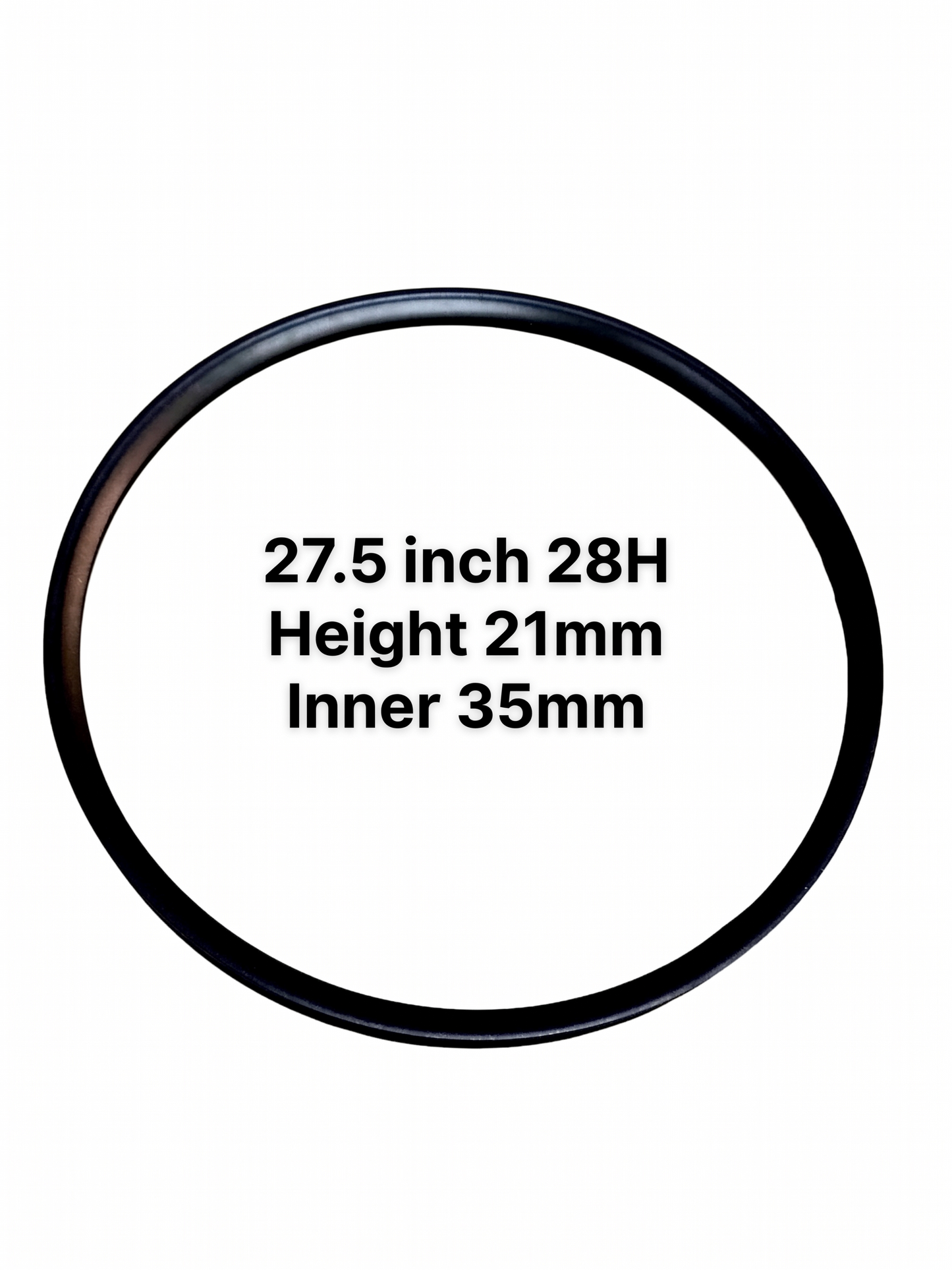 27.inch Aluminum Bike Rim, 28H, 21mm Depth, 35mm Internal Width