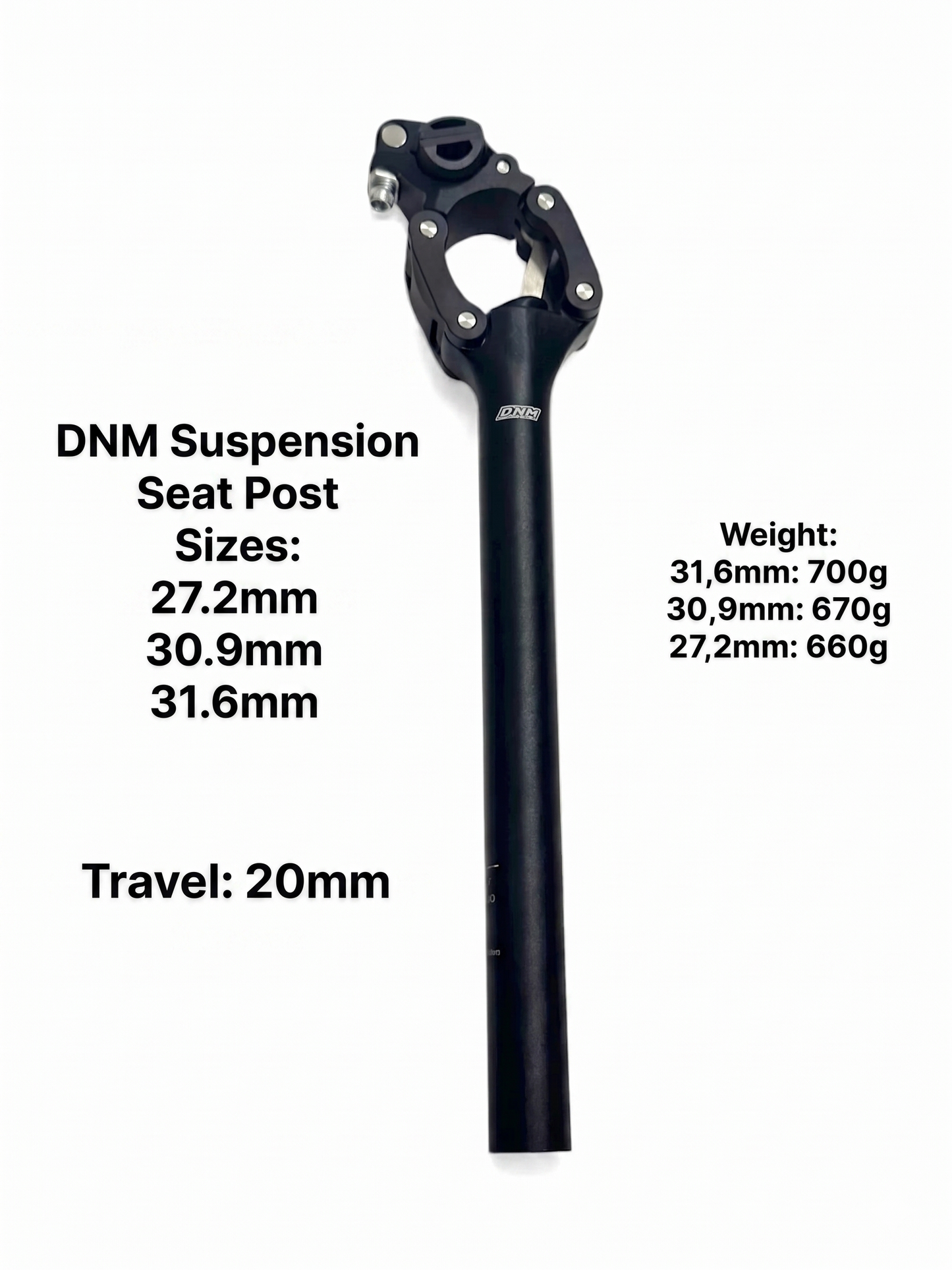 Genuine DNM Bicycle Suspension Seatpost