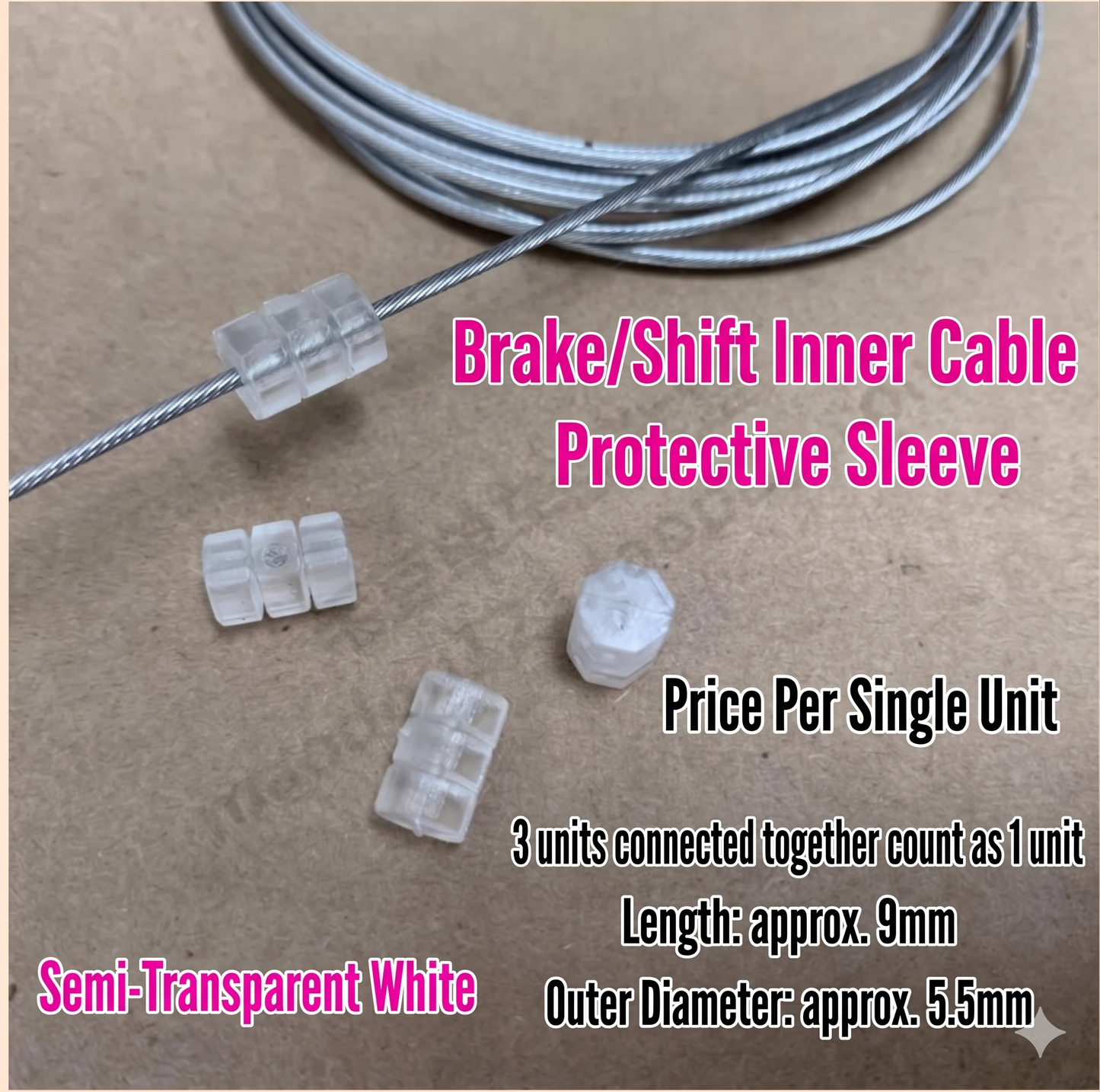 TRLREQ Hexagonal silicone cable sleeve