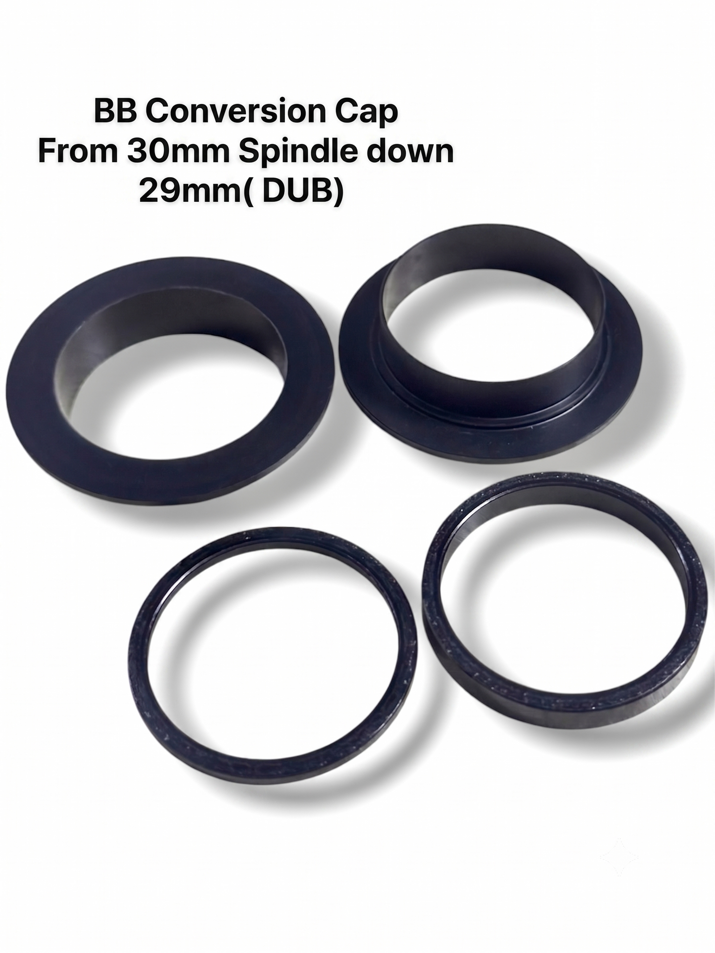 BB Adapter Caps - 30mm to 29mm (DUB) for Bicycles (Price per Set as Pictured)