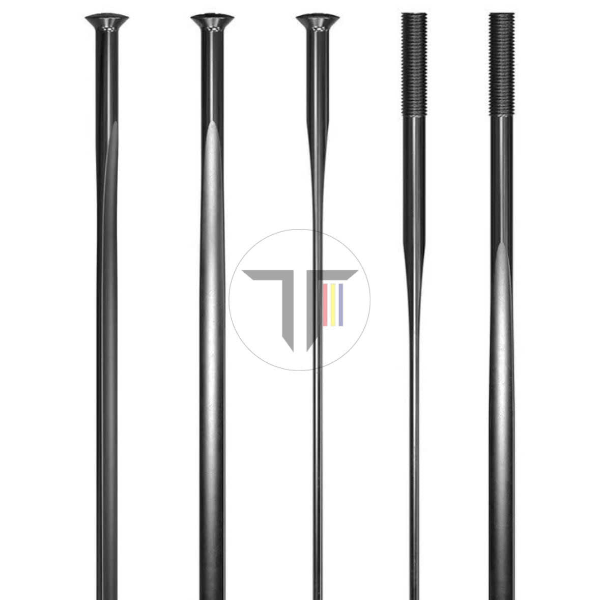 DTSWISS flat straight spokes