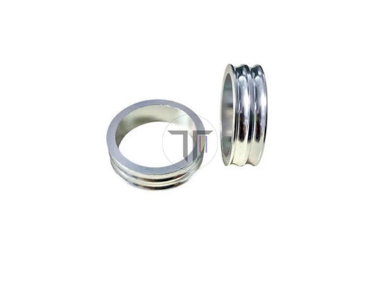 Bicycle fork neck spacer - round cnc aluminum