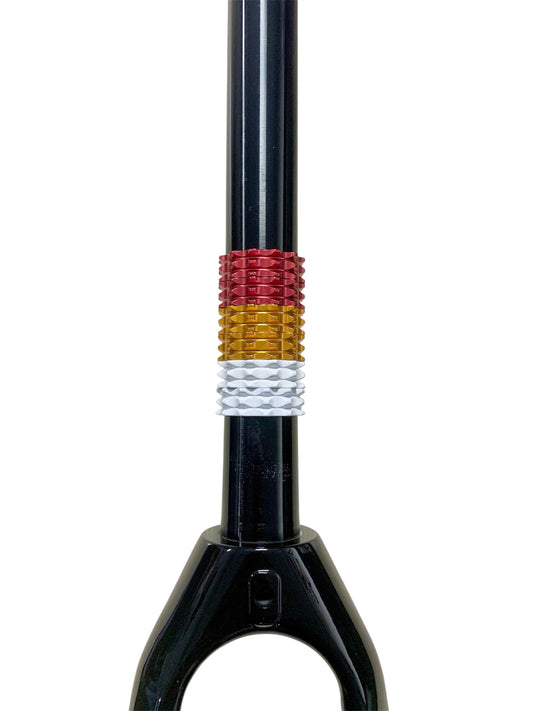Bicycle Fork Neck Pad - CNC Aluminum Spike Pattern