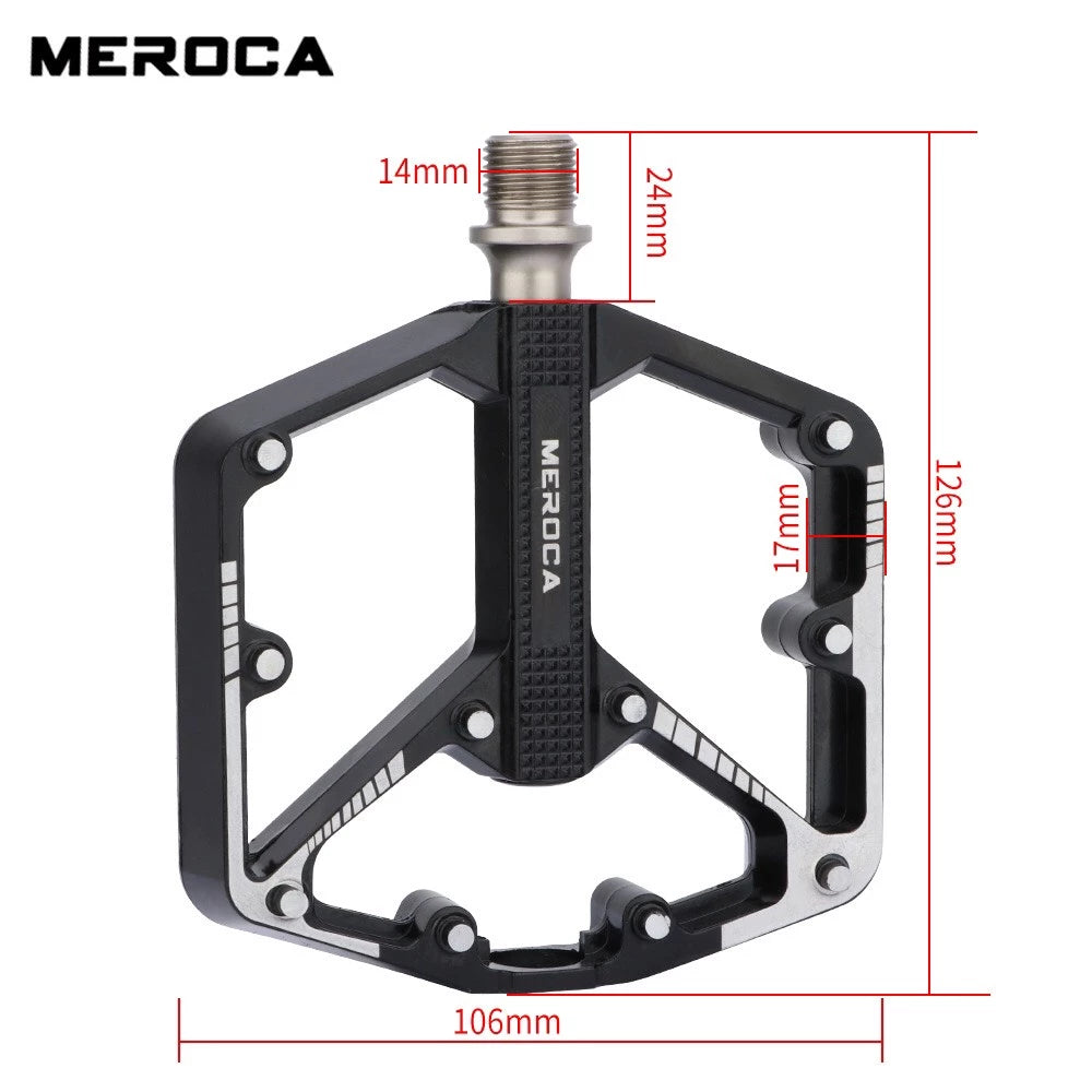 Bicycle Pedals - MEROCA Black