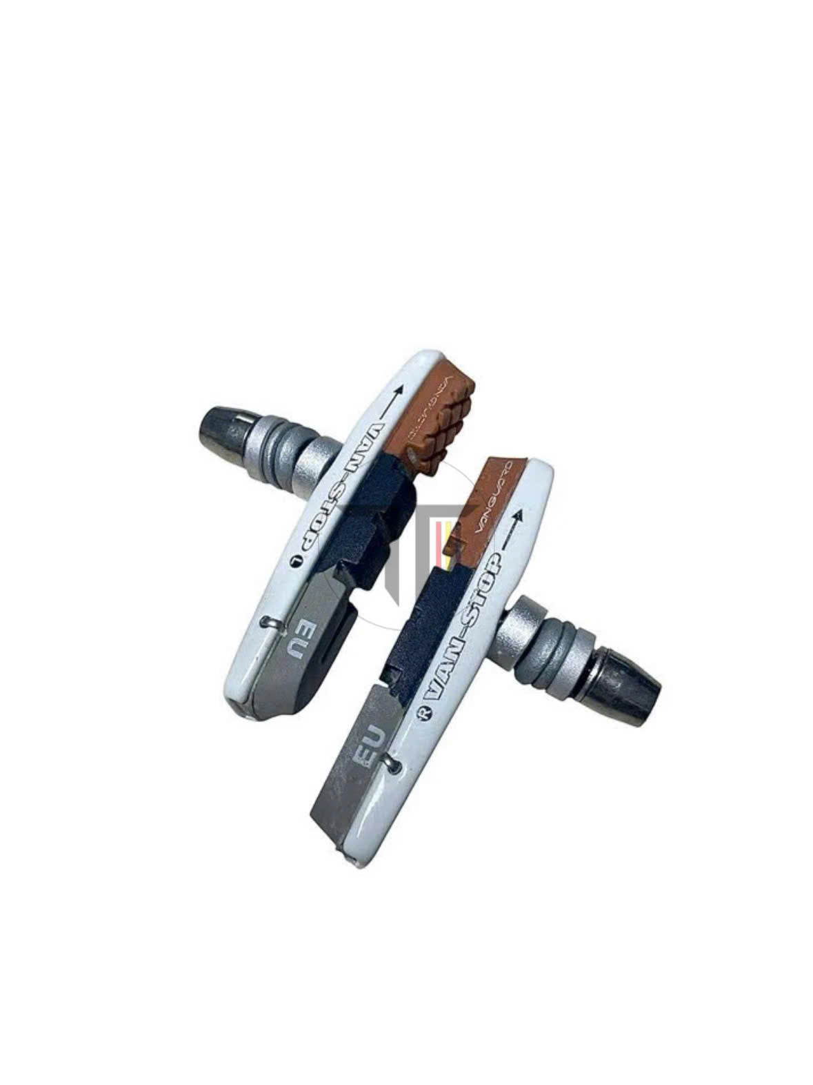 V-shaped aluminum brake pads and aluminum brake pads VANGUARD