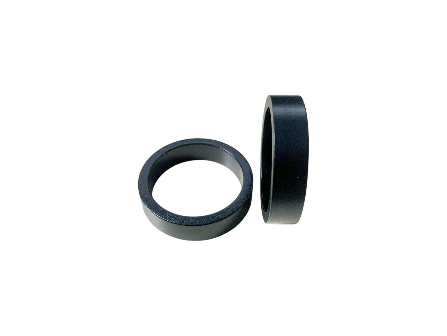 Bicycle fork neck gasket - smooth aluminum