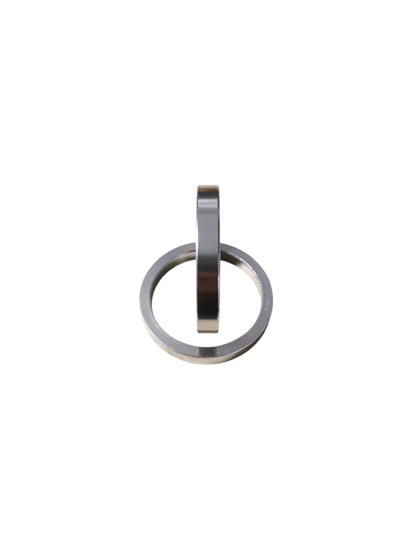 Bicycle fork neck gasket - smooth aluminum