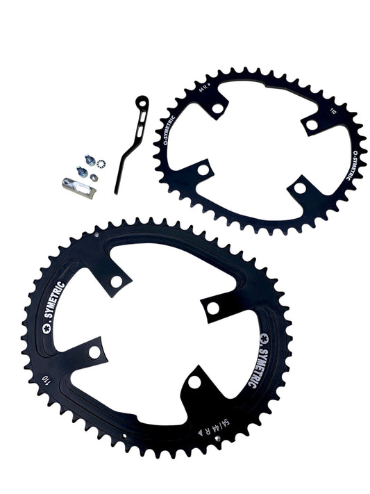 SYMETRIC French derailleur 54/44T, BCD 110