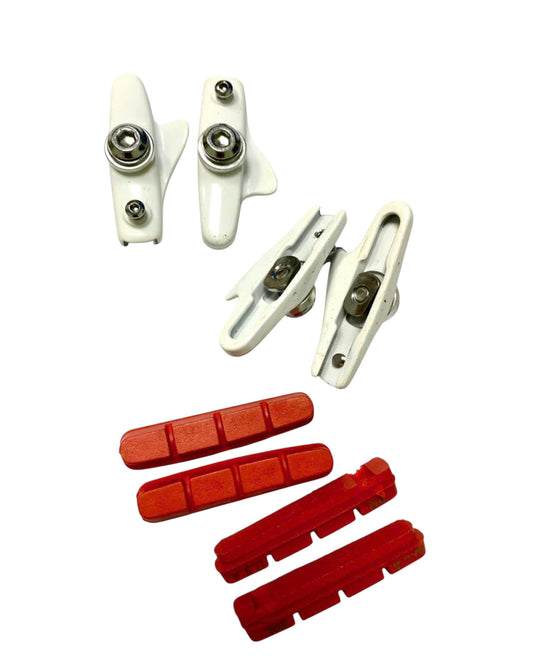 Aluminum bicycle brake pads