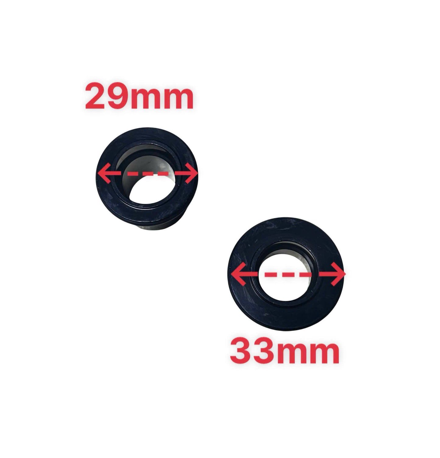 Vittoria hub end adapter cap VAKF Left 15mm/Right 15mm