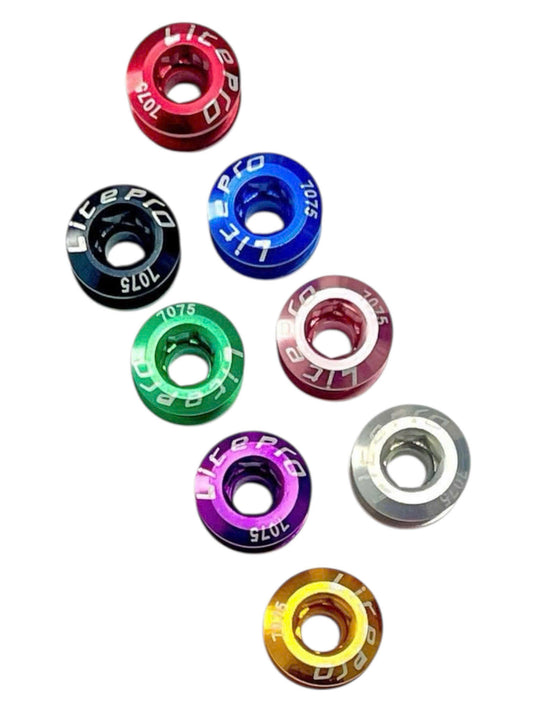 Litepro aluminum sprocket and chain set