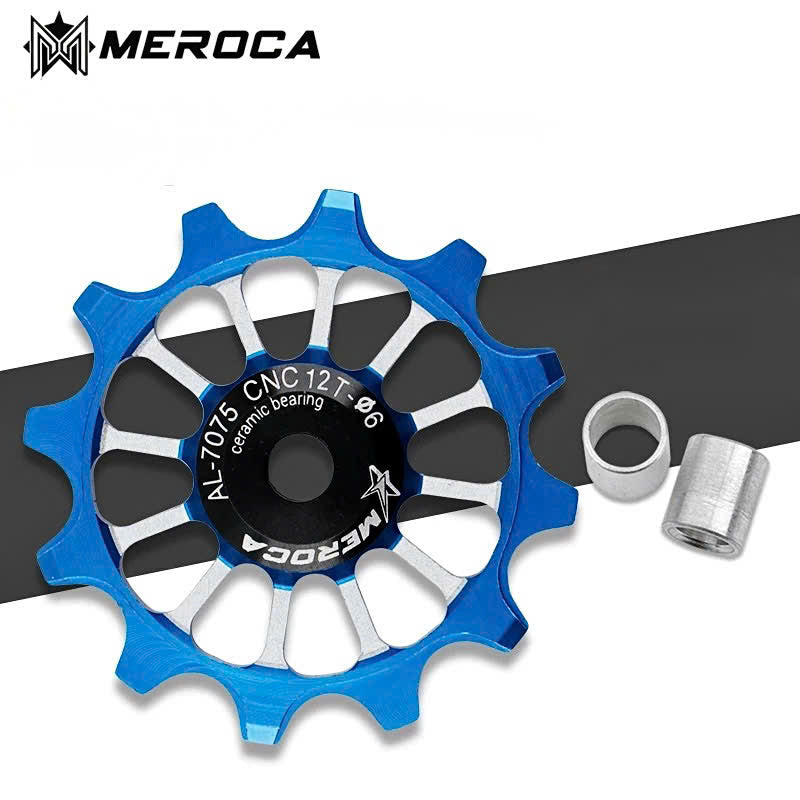 Aluminum alloy guide gear set with 12T, using ceramic bearings - MEROCA