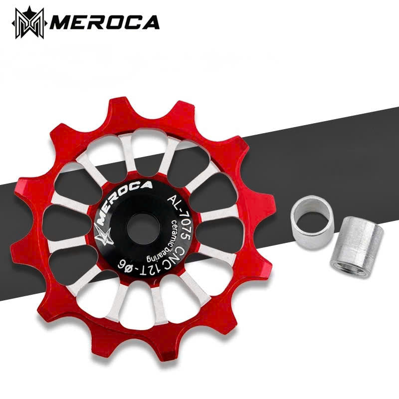 Aluminum alloy guide gear set with 12T, using ceramic bearings - MEROCA