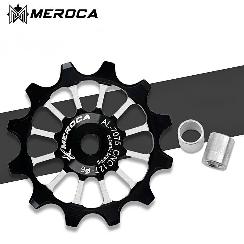Aluminum alloy guide gear set with 12T, using ceramic bearings - MEROCA