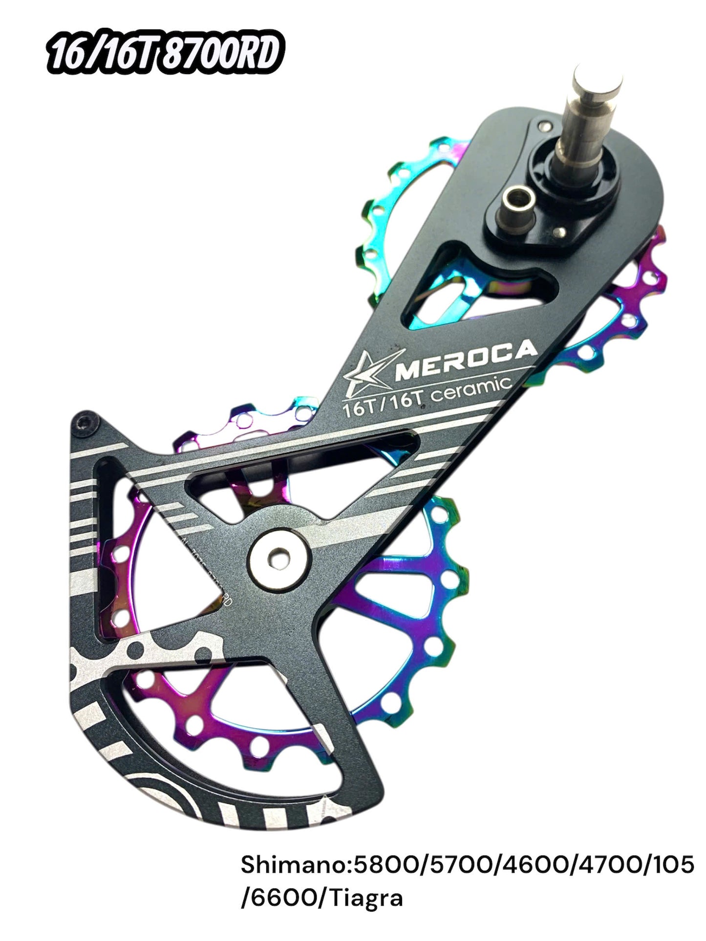 MEROCA  -Aluminum Alloy 16T Ceramic Guide Wheel Bicycle Derailleur Pulley