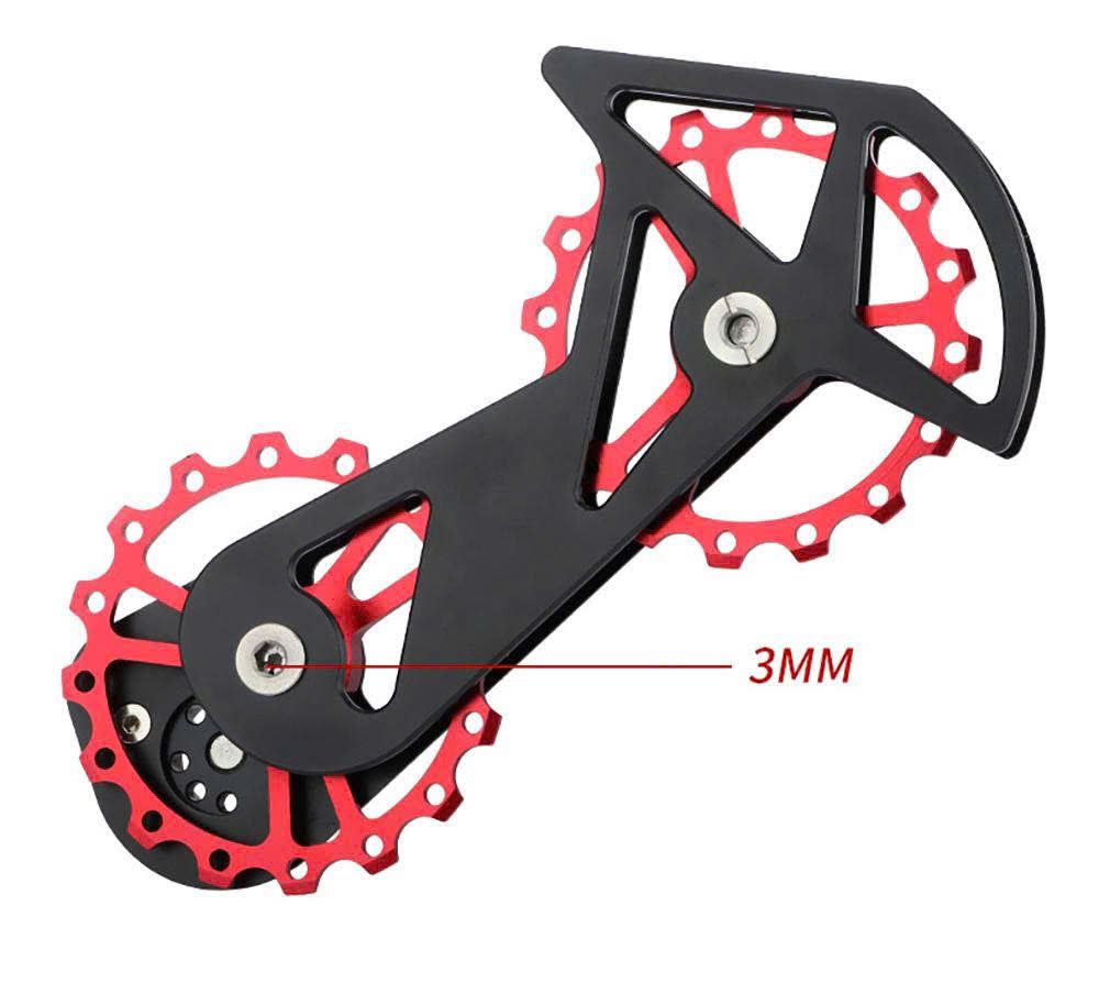 MEROCA  -Aluminum Alloy 16T Ceramic Guide Wheel Bicycle Derailleur Pulley