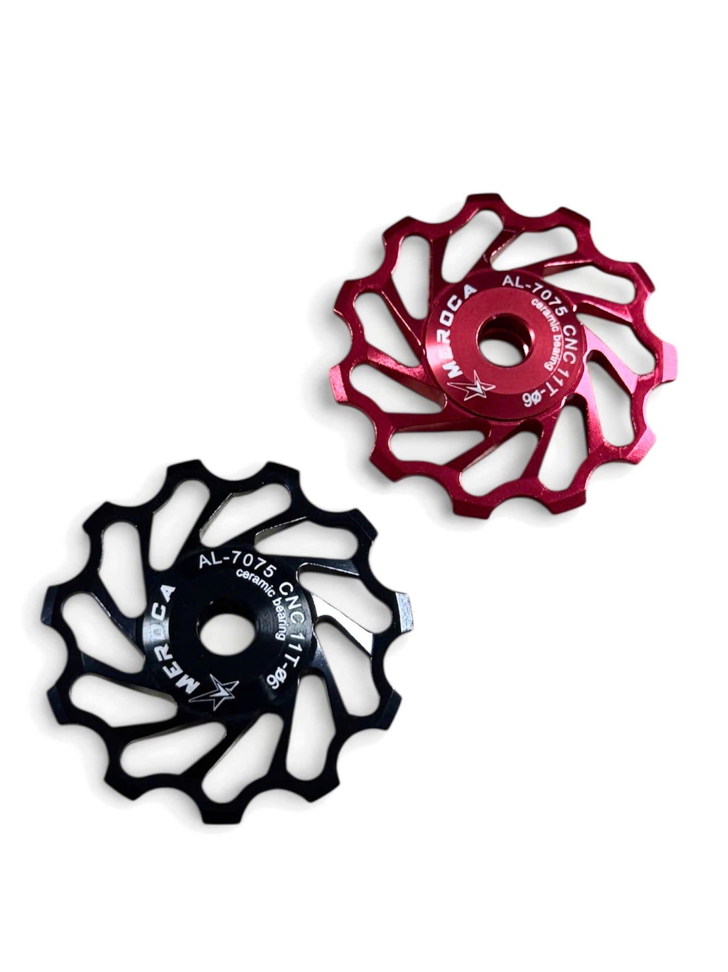 Aluminum alloy guide gear set with 11/13 teeth, using ceramic bearings - MEROCA