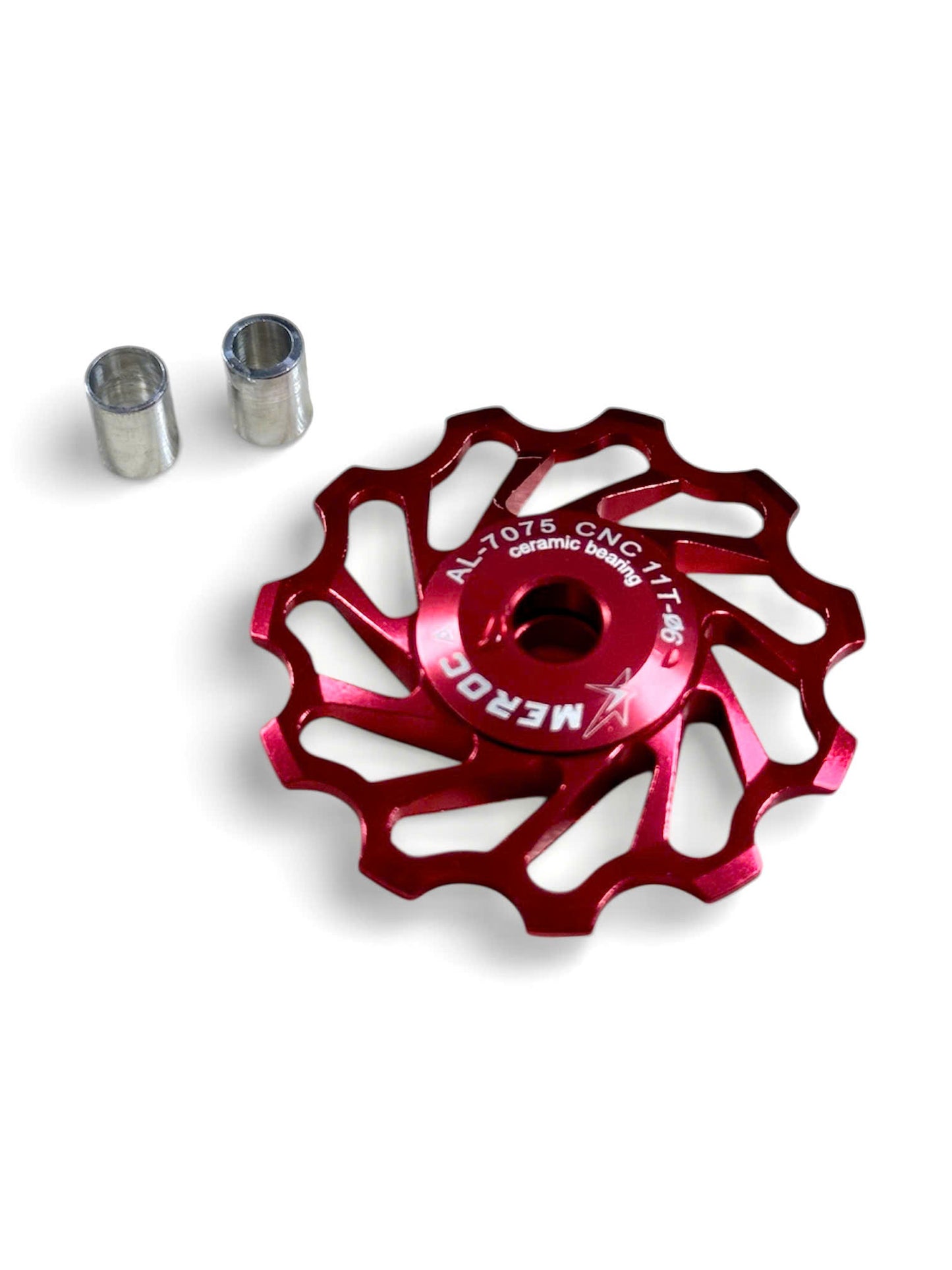 Aluminum alloy guide gear set with 11/13 teeth, using ceramic bearings - MEROCA